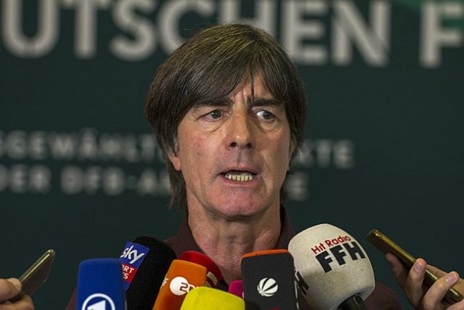 Joachim Löw during an event as seen in September 2019