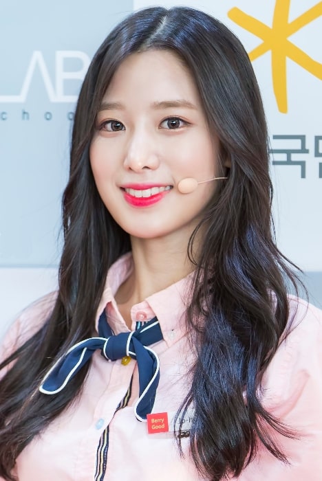 Johyun as seen while smiling in a picture taken at LBMA Star Awards 2017