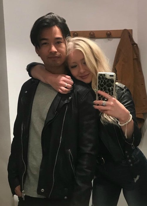Jordan Rodrigues and Marissa Heart in a selfie as seen in November 2019