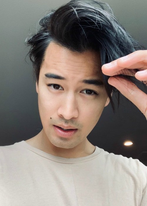 Jordan Rodrigues in an Instagram selfie as seen in September 2019