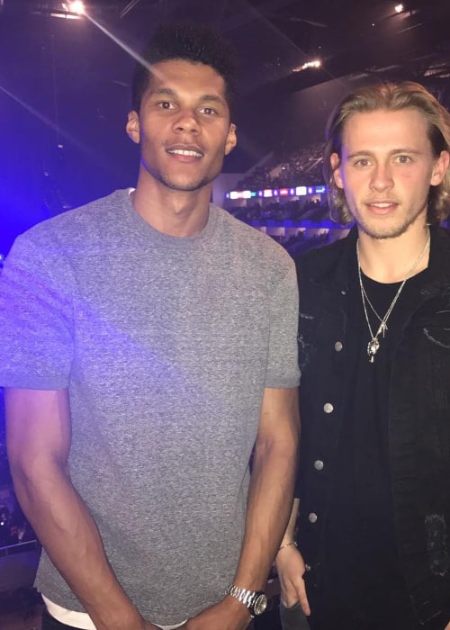 Jordan Spence as seen in an Instagram Post in February 2017