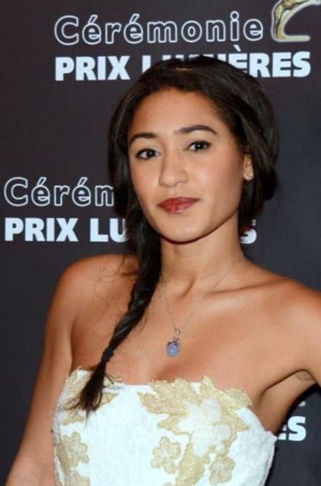 Joséphine Jobert as seen while posing for the camera at the 2014 Lumières Awards ceremony