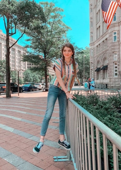 JustJordan33 as seen while posing for a picture in Washington, DC, United States in July 2019