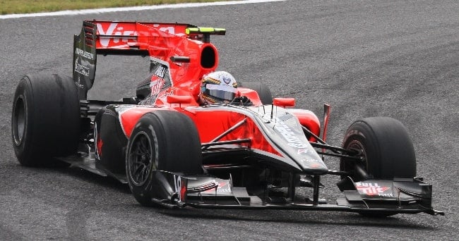 Jérôme d'Ambrosio as seen during Friday 1st Free Practice session as team's test driver in October 2010