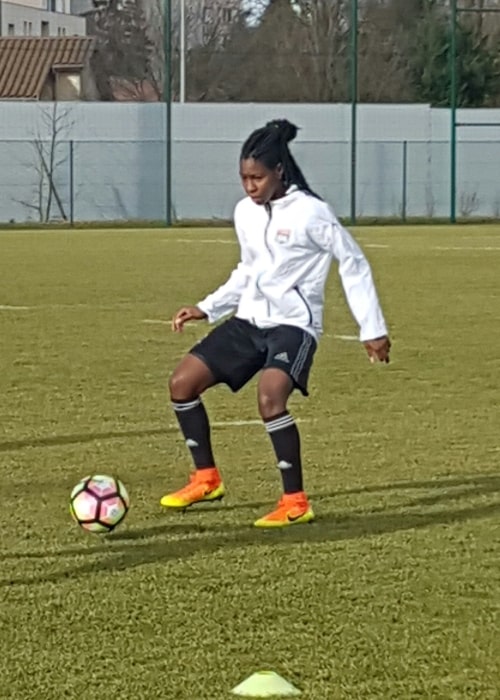 Kadeisha Buchanan as seen in a picture taken during training on February 4, 2017