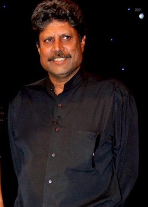 Kapil Dev as seen in a picture taken at Aajtak for a cricket show in the past