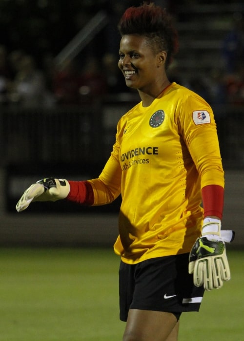 Karina LeBlanc as seen in a picture taken on June 4, 2013