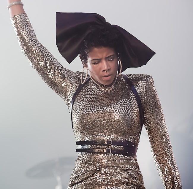 Kelis as seen while performing at Palmesus 2011 in Kristiansand, Agder County, Norway