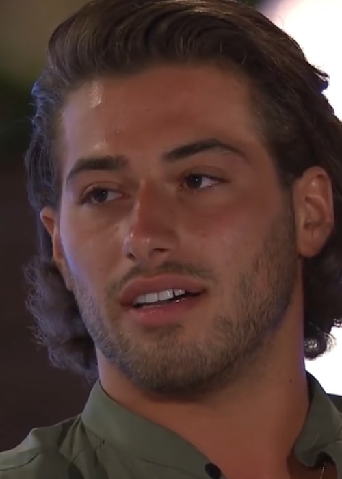 Kem Cetinay as seen in a picture taken during his appearance on Love Island on December 16, 2018
