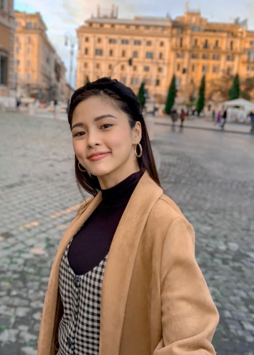 Kim Chiu as seen while taking a selfie in Rome, Italy in November 2019