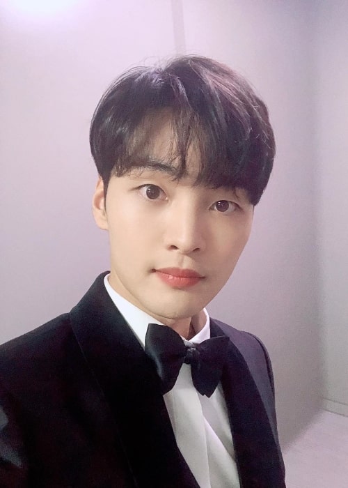 Kim Min-jae as seen while taking a selfie in December 2019