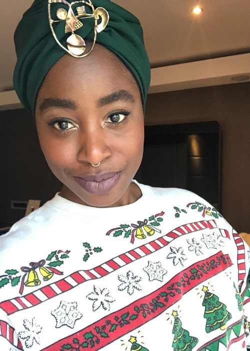 Kirby Howell-Baptiste as seen while taking a selfie in December 2019