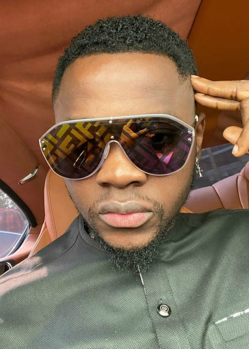 Kizz Daniel in an Instagram selfie as seen in February 2020