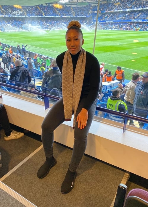 Lauren James as seen in a picture taken at the Stamford Bridge Stadium, London in November 2019