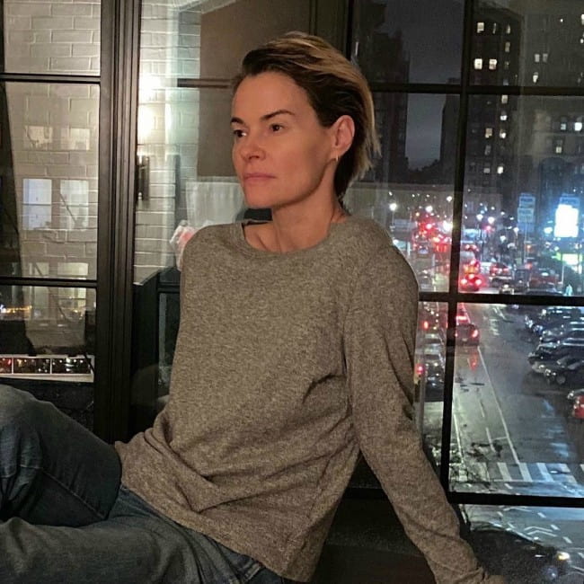 Leisha Hailey in an Instagram post as seen in December 2019