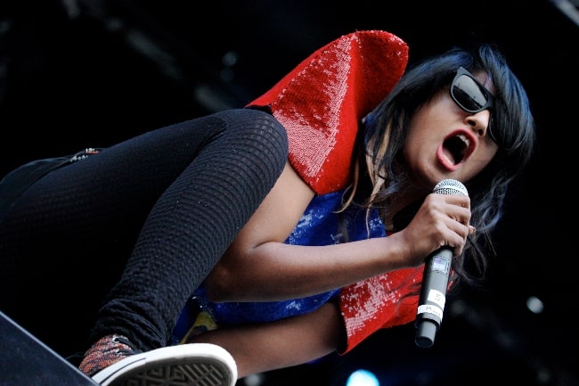 M.I.A. as seen while performing at Outside Lands 2009