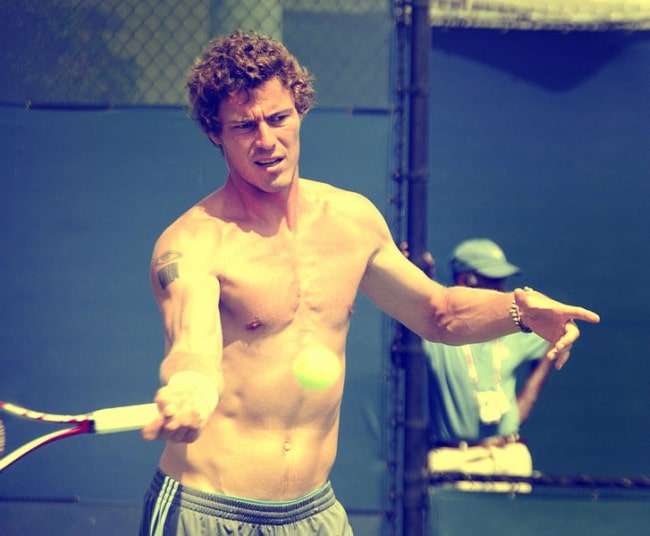 Marat Safin during a match in August 2008