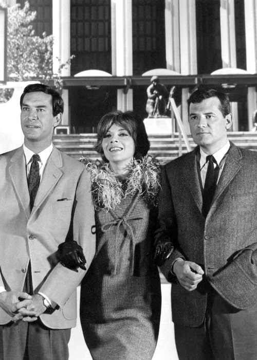 Martin Landau as seen in a picture with Barbara Bain and Steven Hill from the television series Mission_ Impossible on October 31, 1967