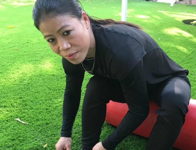 Mary Kom in an Instagram post as seen in April 2019