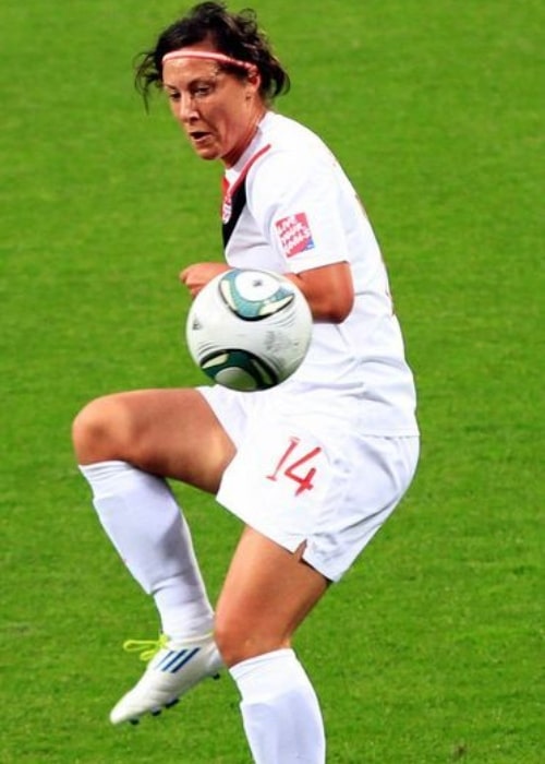 Melissa Tancredi as seen in a picture taken while playing at the 2011 FIFA Women's World Cup on July 16