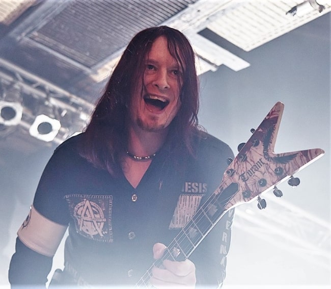 Michael Amott as seen during an event in 2012