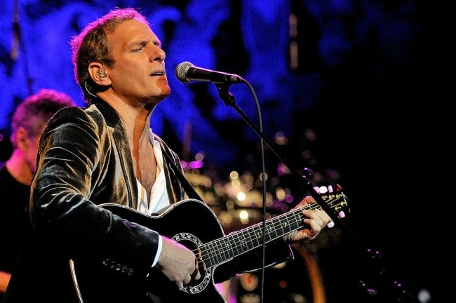 Michael Bolton during a performane in January 2010