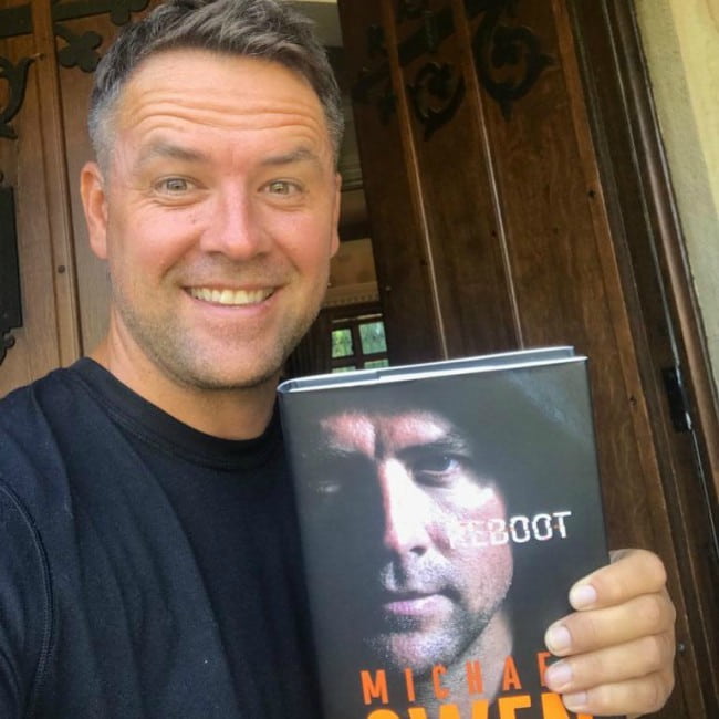 Michael Owen in a selfie as seen in August 2019