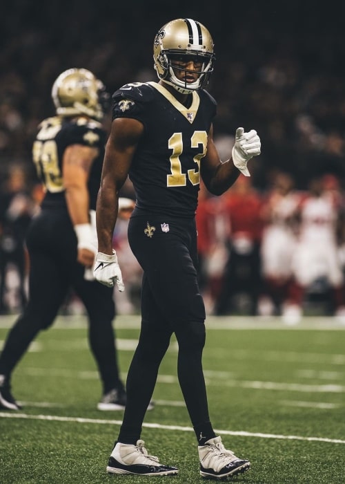 Michael Thomas as seen in a picture taken during a game in the past