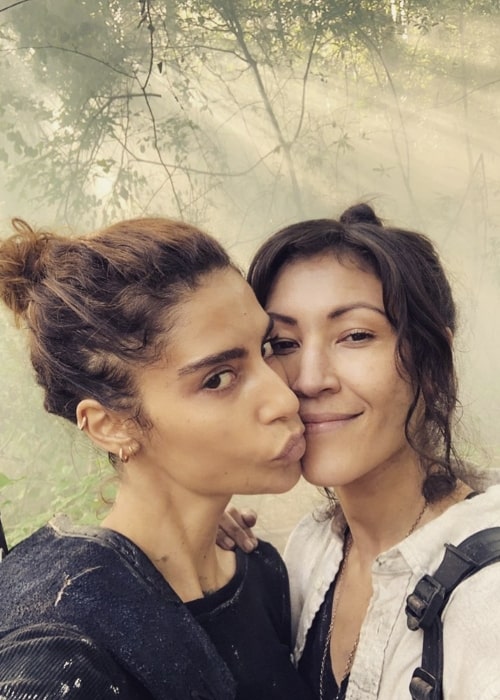 Nadia Hilker (Left) as seen while taking a selfie along with Eleanor Matsuura in October 2019