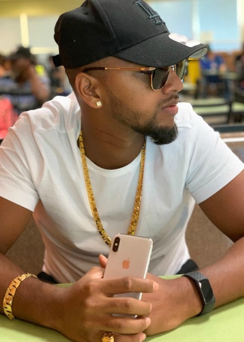 Nicholas Pooran in an Instagram post as seen in February 2019