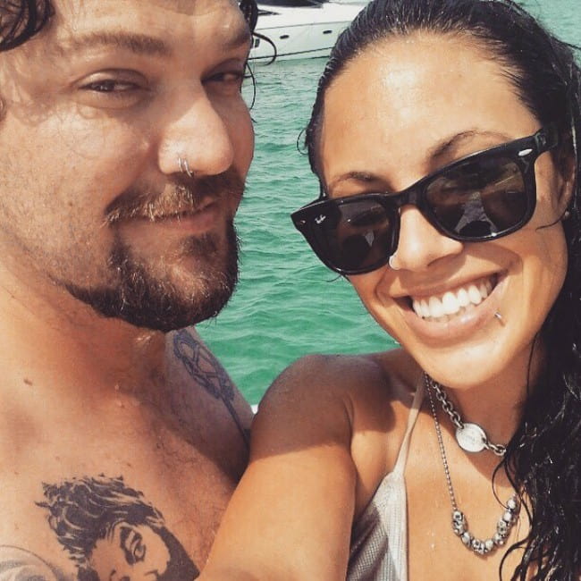 Nicole Boyd and Bam Margera in a selfie in August 2019