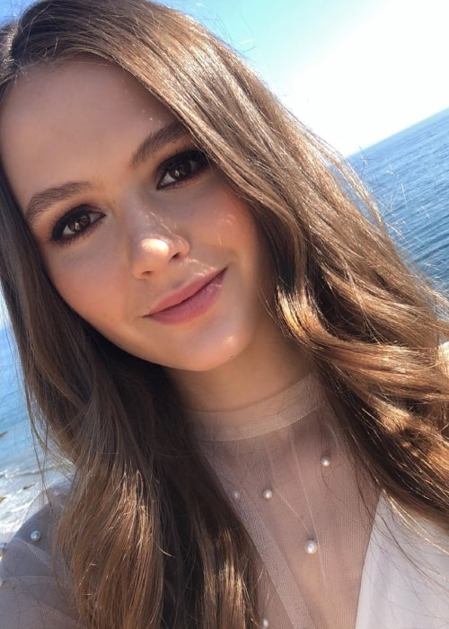 Olivia Sanabia as seen in selfie taken in November 2019