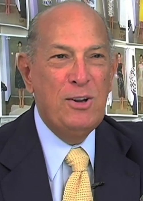 Oscar de la Renta during an interview in October 2014