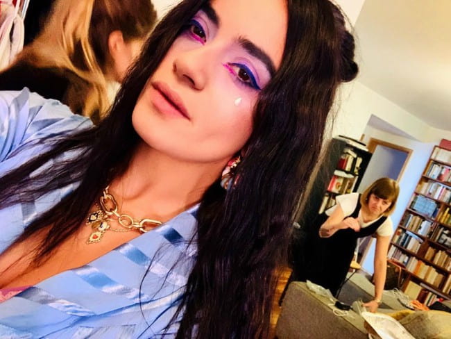Paulina Gaitán in an Instagram selfie as seen in October 2019