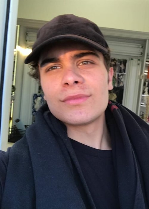 Pearce Joza as seen in a selfie taken in a makeup trailer in August 2019 in Toronto, Ontario