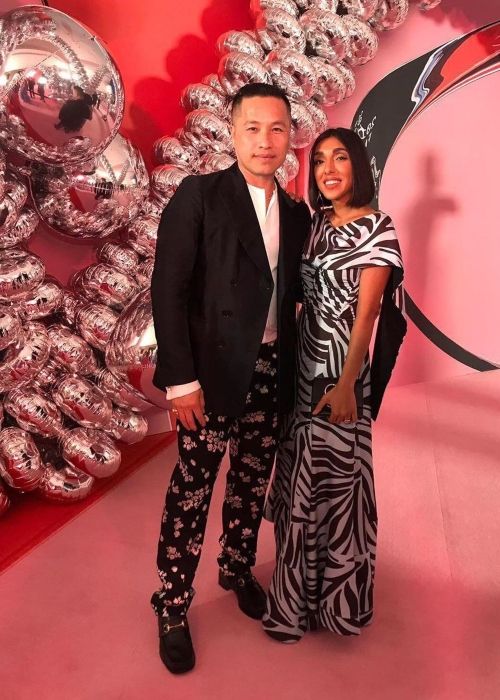 Phillip Lim seen with poet Rupi Kaur at the CFDA Awards in June 2019