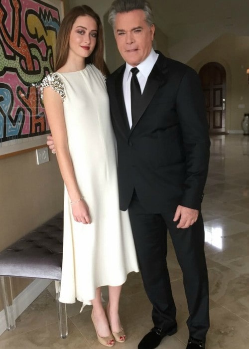 Ray Liotta with his daughter as seen in January 2017