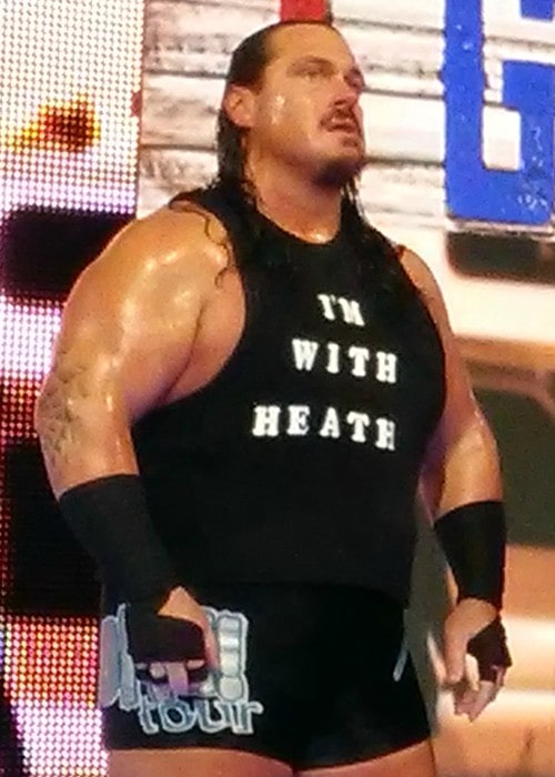 Rhyno at a WWE Raw event in July 2017