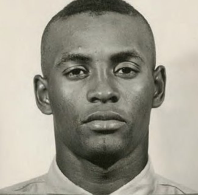 Roberto Clemente as seen in the U.S. Marine Corps Reserve in September 1958