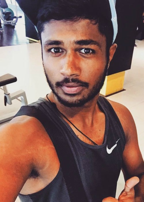 Sanju Samson In An Instagram Selfie As Seen In August 2017 