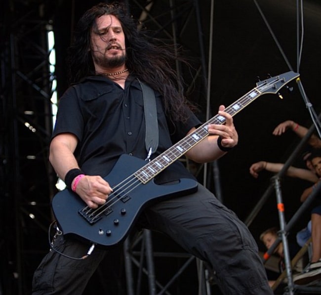 Sharlee D'Angelo as seen while performing with 'Arch Enemy' at Wacken Open Air 2006