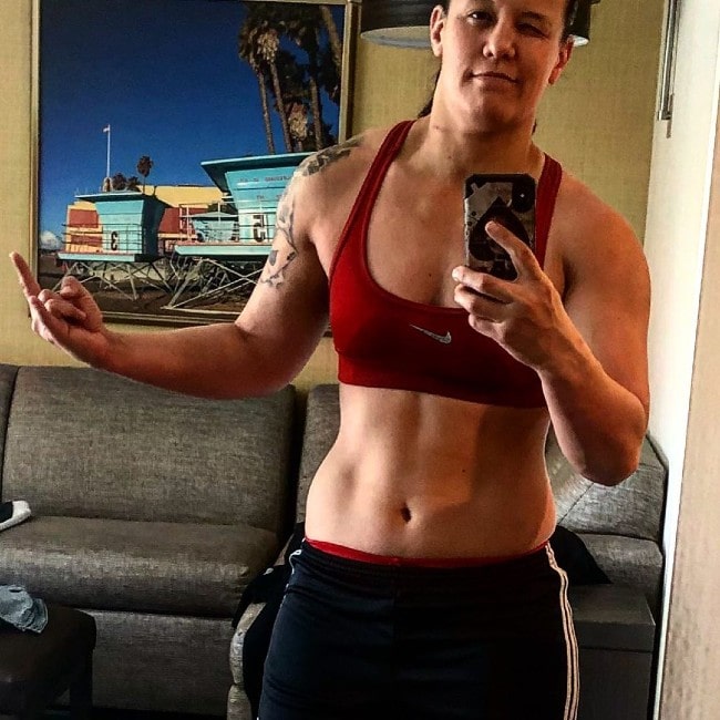 Shayna Baszler as seen in December 2019