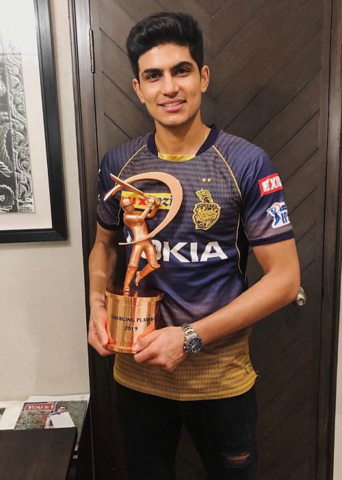 Shubman Gill as seen in May 2019