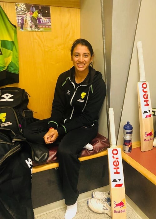 Smriti Mandhana as seen in an Instagram Post in August 2019