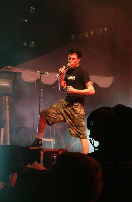Steve Jocz as seen while performing at Ottawa Bluesfest in downtown Ottawa, Ontario, Canada in July 2003