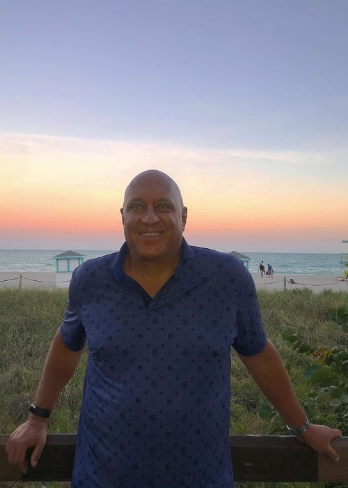 Steve Wilkos as seen while posing for a picture in Florida, United States in January 2020