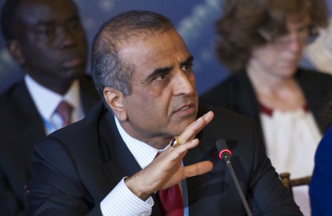 Sunil Bharti Mittal at the 8th meeting of the Broadband Commission in September 2013