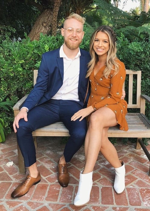 Tanner Malmedal and Hailey Petersen as seen in an Instagram Post, in October 2019