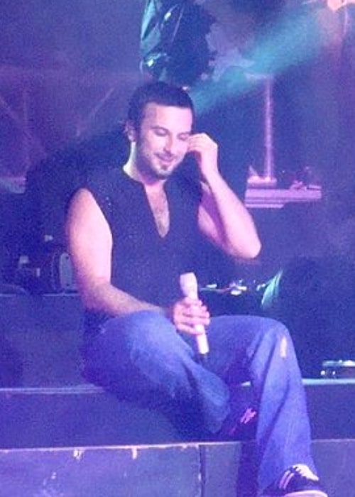 Tarkan as seen during a concert in June 2007