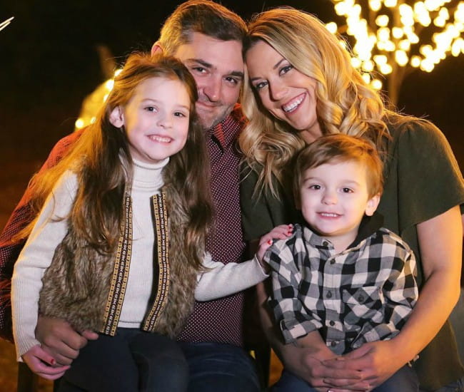 Taryn Terrell with her family as seen in December 2019